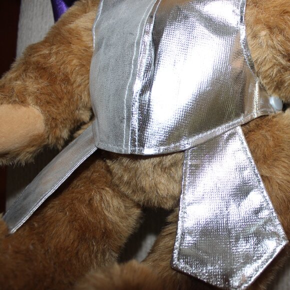 rare Vermont Teddy Bear Knight In Shining Armour With Vermont Eyes 5-way Jointed - Picture 14 of 16